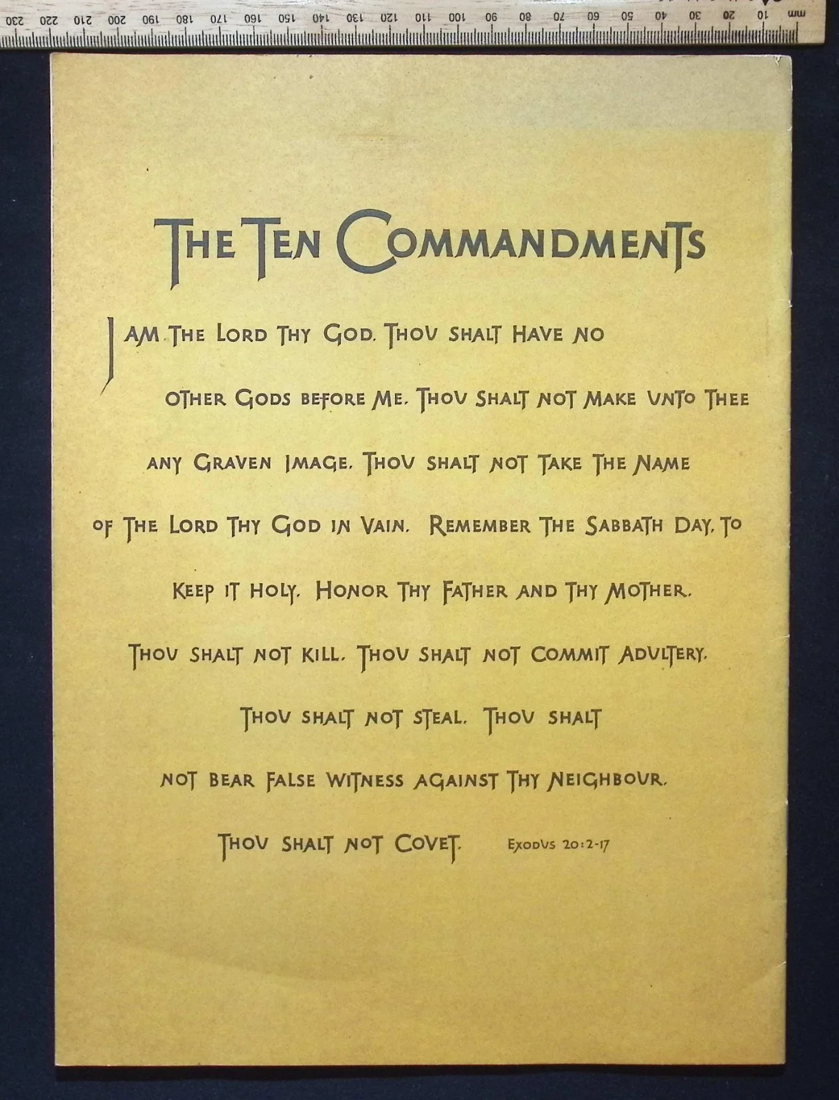 The Ten Commandments by Cecil B. DeMille, 1957 Souvenir Book, Charlton Heston, image 2