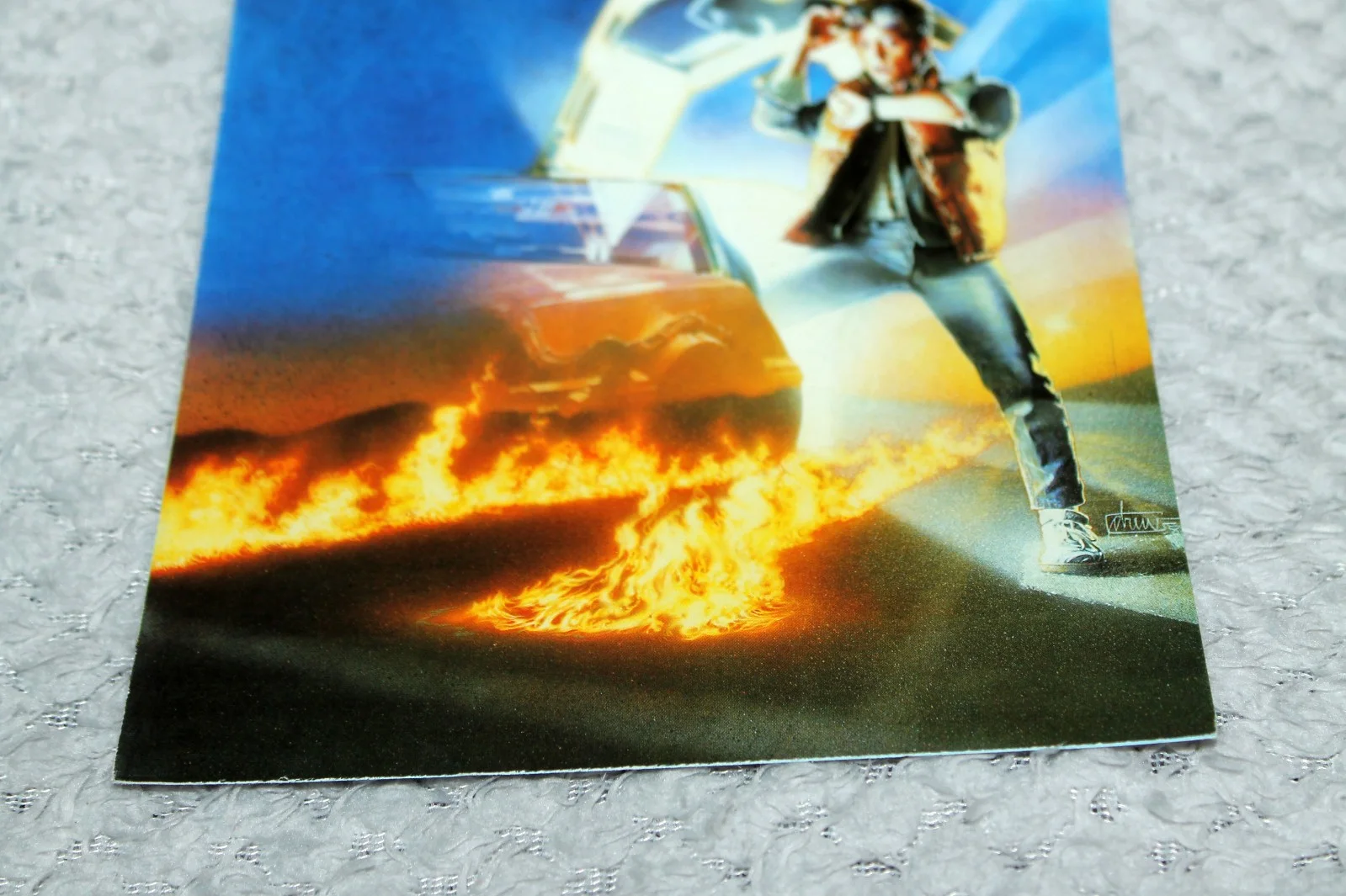 Back to the Future - Original Promotional 4 sided Flyer from 1985, изображение 2