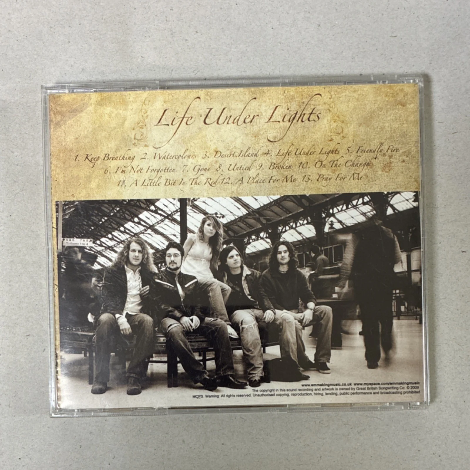 Emma King and the Heartset Life Under Lights Signed CD & Booklet, image 2