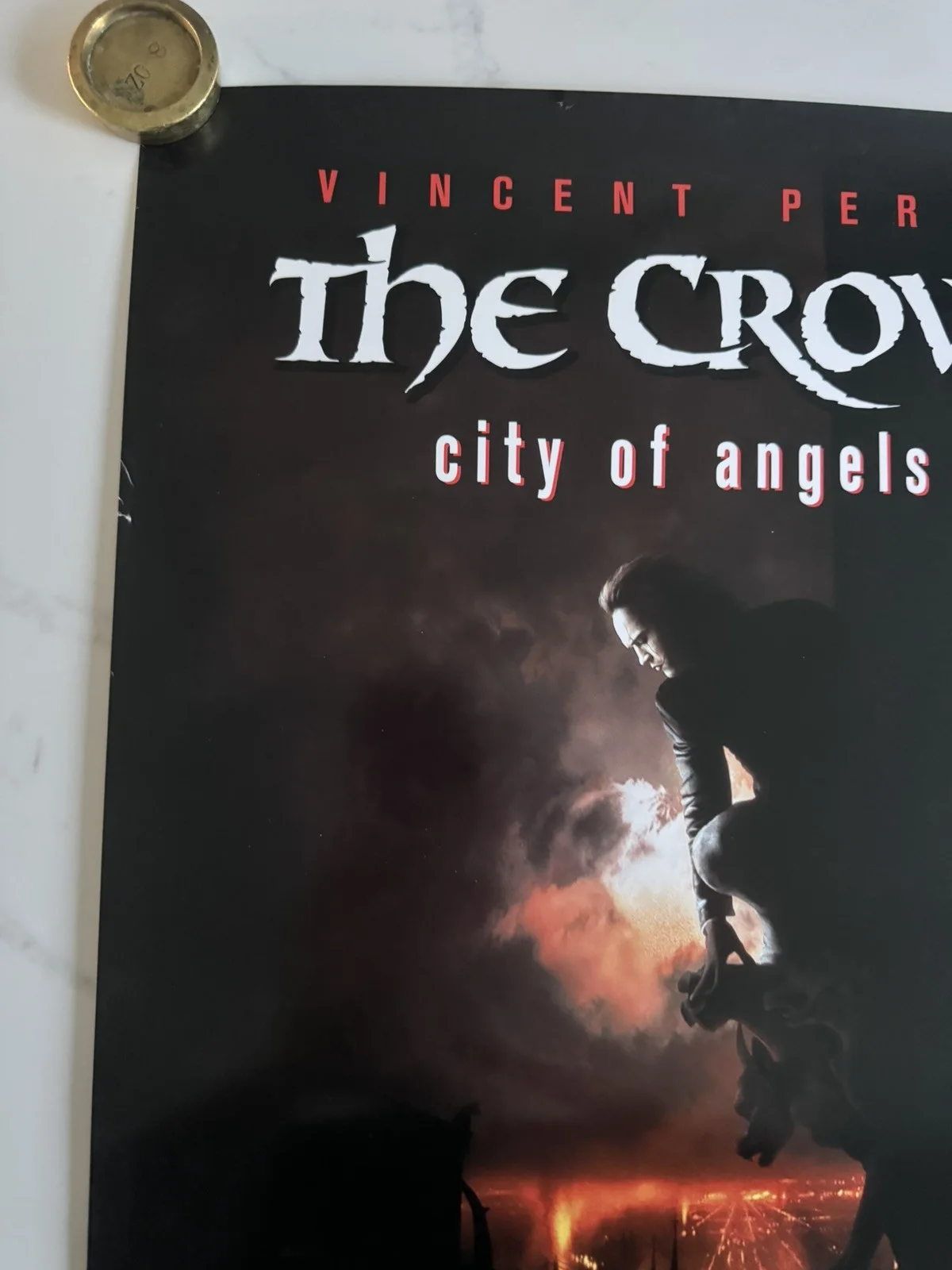 The Crow: City of Angels Original 1996 video Movie Poster, изображение 3
