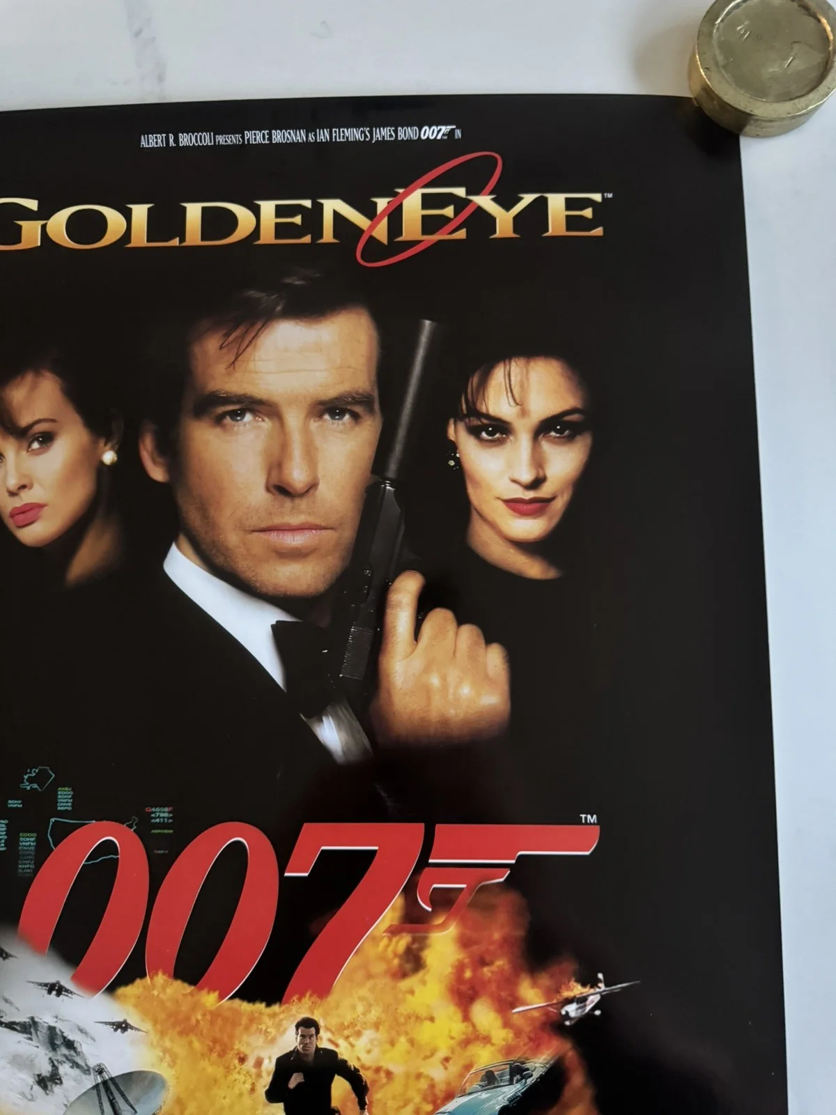 Goldeneye 1995 VHS Video Store Promo Poster, изображение 3