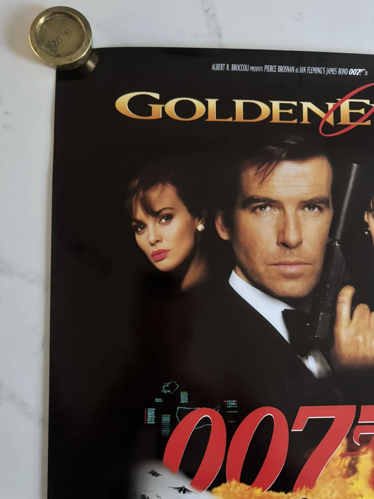 Goldeneye 1995 VHS Video Store Promo Poster, изображение 4