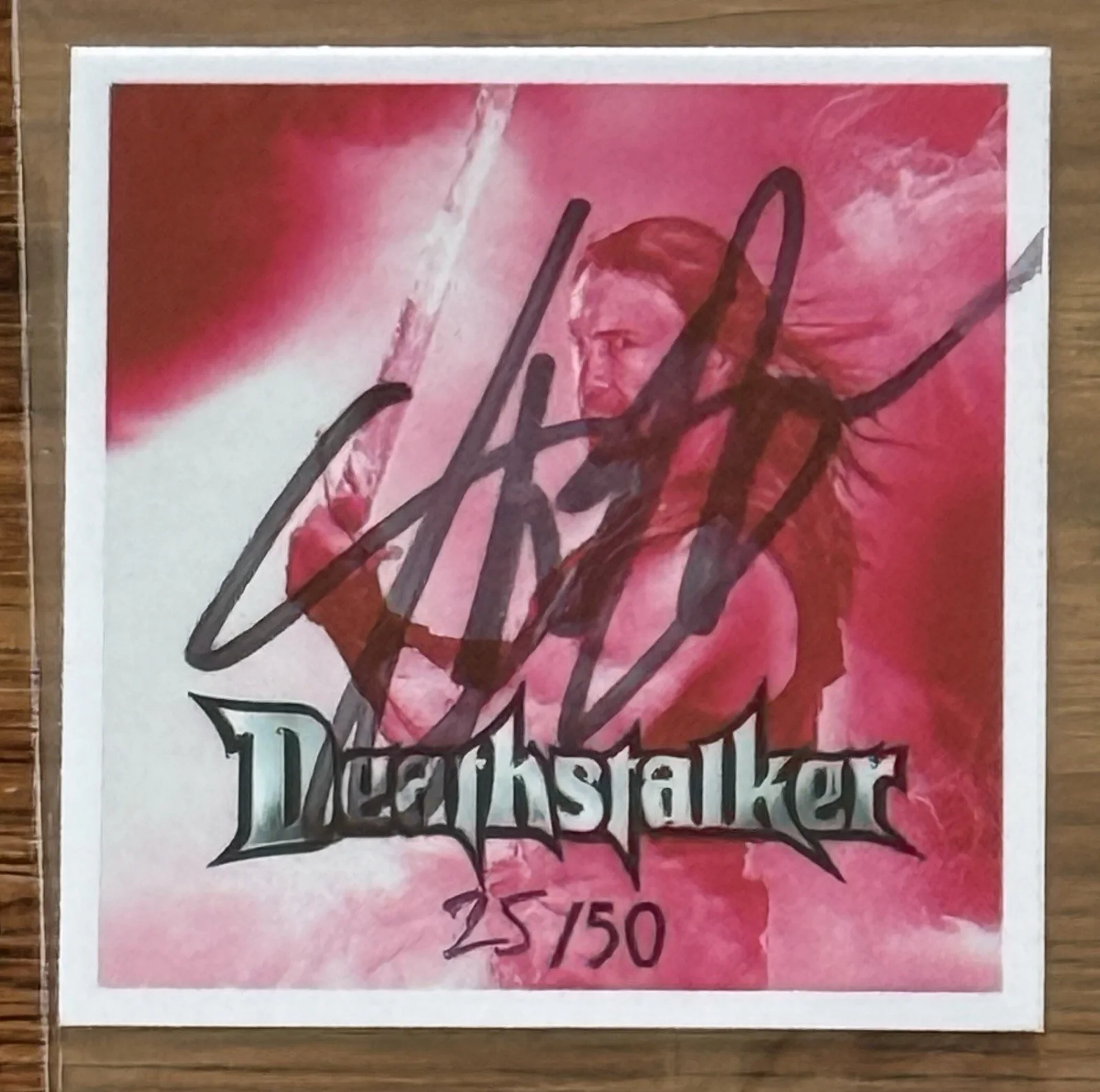 Deathstalker Vinyl W/ SIGNED /50 SLASH Guns N Roses AUTOGRAPHED Limited LP GNR, изображение 2