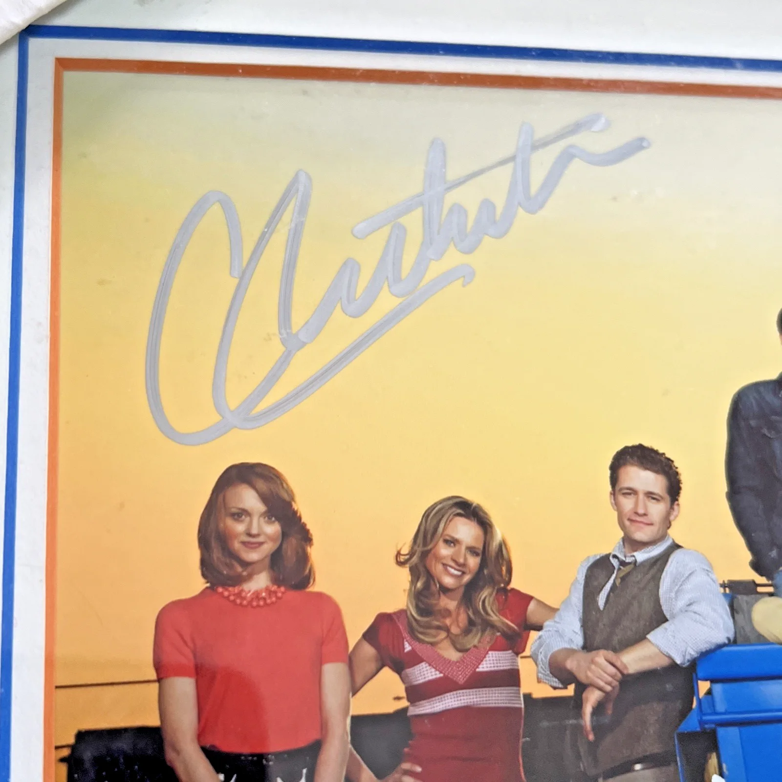 Cory Monteith, Matthew Morrison, Lea Michele, Jane Lynch — Glee Cast 6 Autograph Signed Photo Framed COA Monteith Morrison Michele Lynch TV, изображение 3