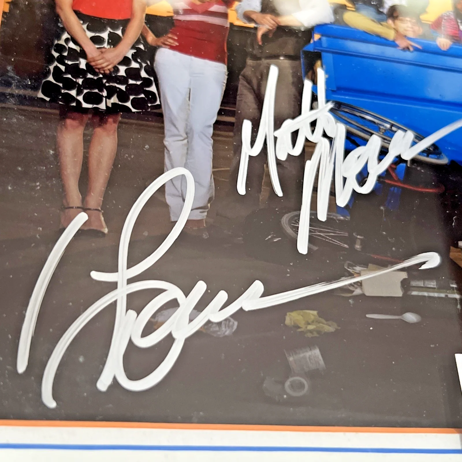 Cory Monteith, Matthew Morrison, Lea Michele, Jane Lynch — Glee Cast 6 Autograph Signed Photo Framed COA Monteith Morrison Michele Lynch TV, изображение 4
