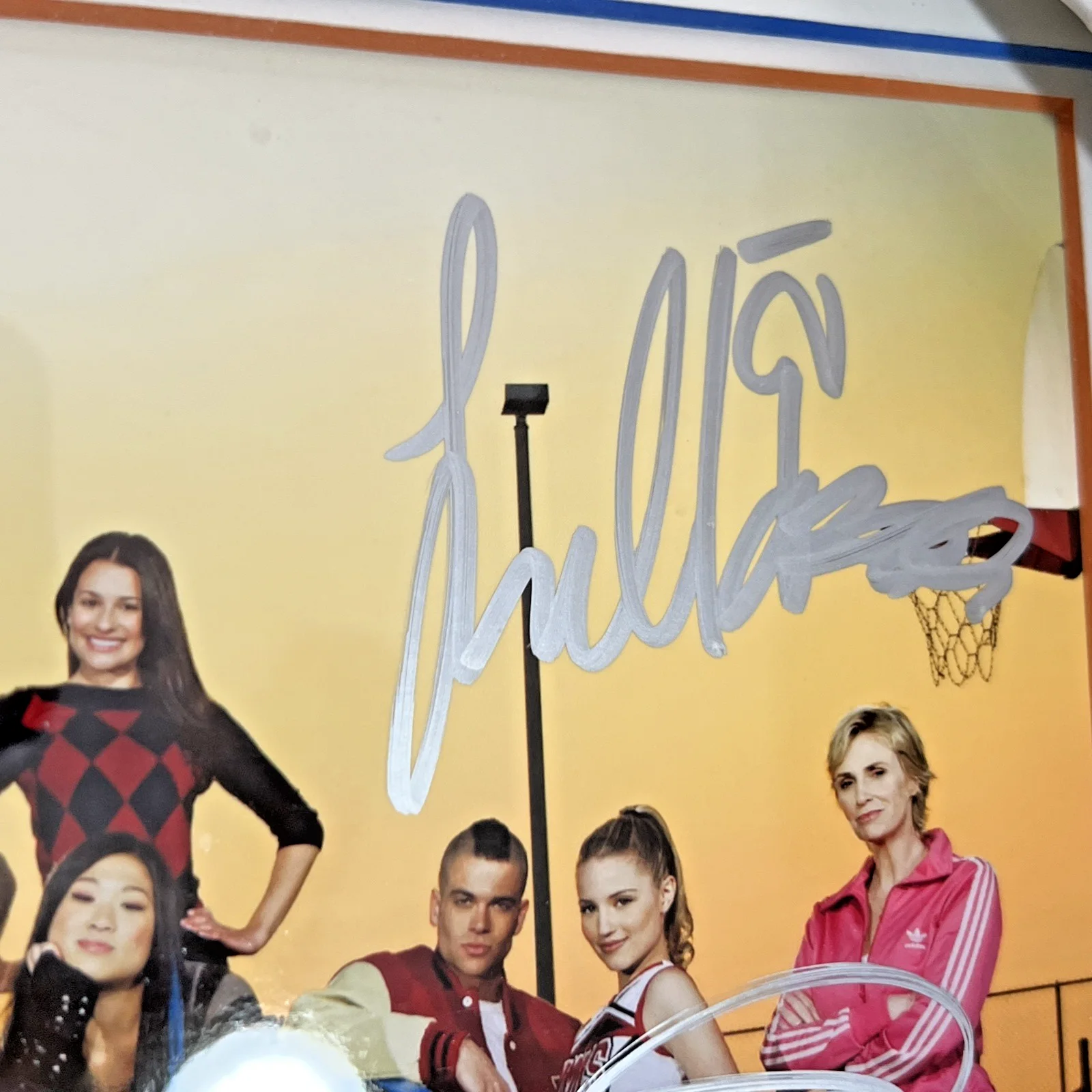Cory Monteith, Matthew Morrison, Lea Michele, Jane Lynch — Glee Cast 6 Autograph Signed Photo Framed COA Monteith Morrison Michele Lynch TV, изображение 5