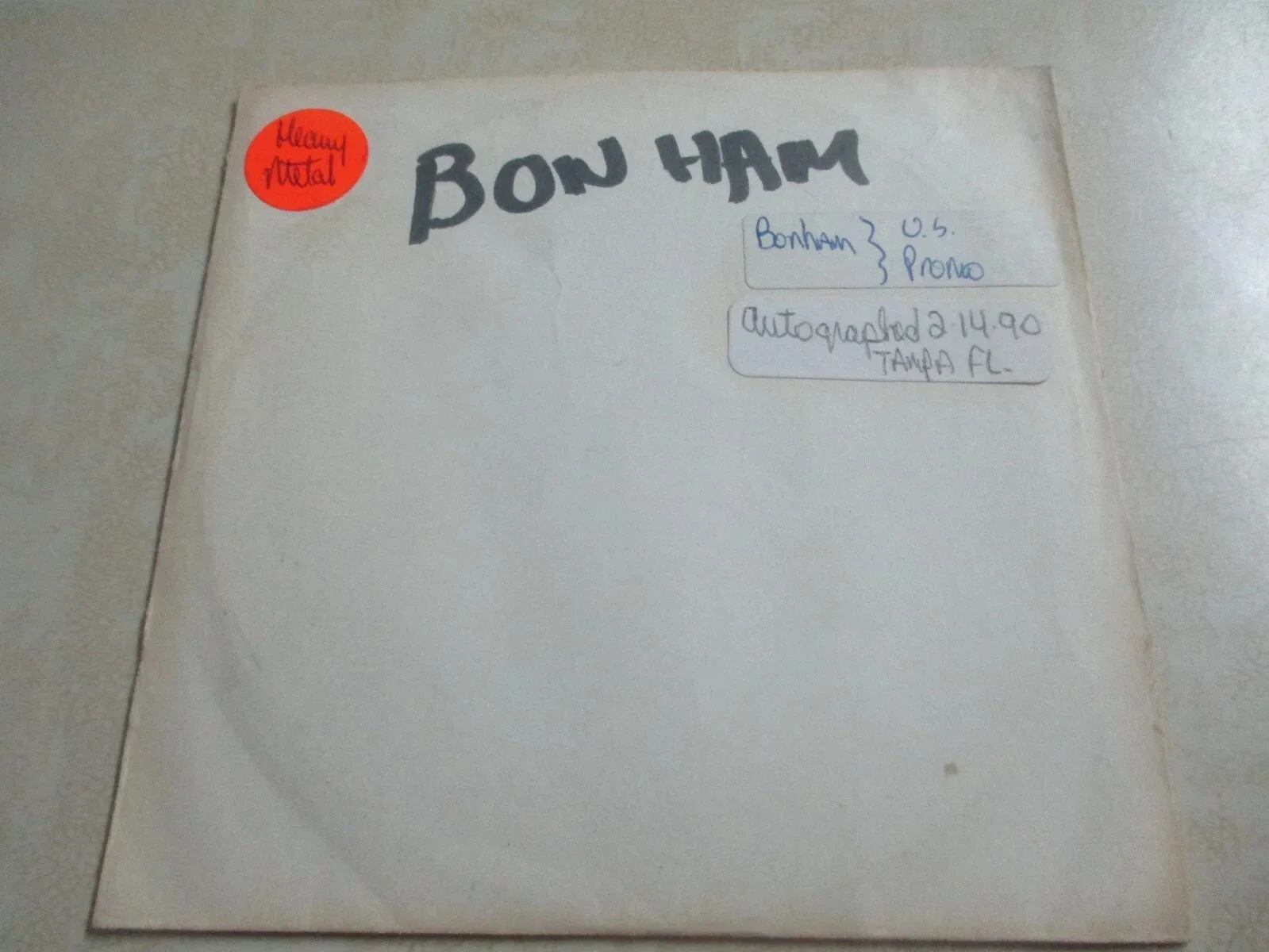 BONHAM AUTHENTIC SIGNED/AUTOGRAPHED DEMO CD SINGLE-DANIEL MCMASTER (RIP) + JASON, image 4