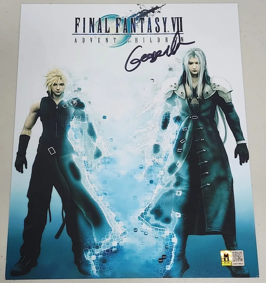 George Newbern — George Newbern Autographed Signed 8x10 Photo Final Fantasy Advent Children