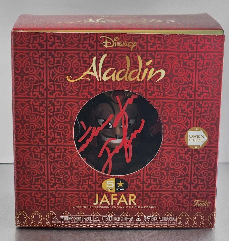 Jonathan Freeman — Jonathan Freeman Autographed Signed Jafar Aladdin Funko Five 5 Star Figure JSA, image 2