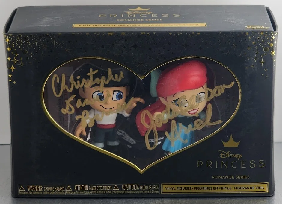 Jodi Benson & Christopher Daniel Barnes — Jodi Benson Christopher Daniel Barnes Signed The Little Mermaid Princess Series