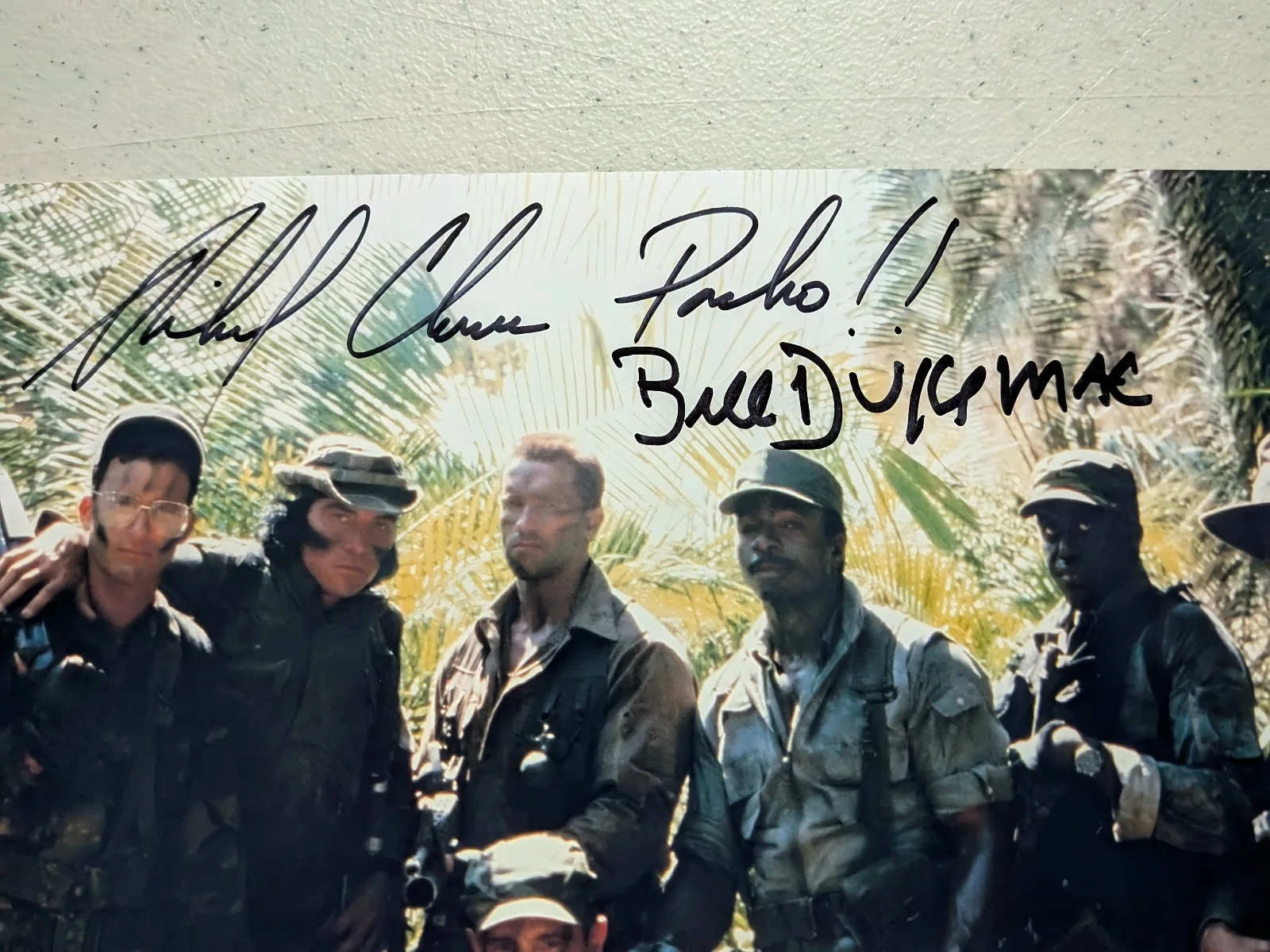 RICHARD CHAVES - BILL DUKE 2x Signed Predator 8x10 Photo Autograph JSA COA J, изображение 2