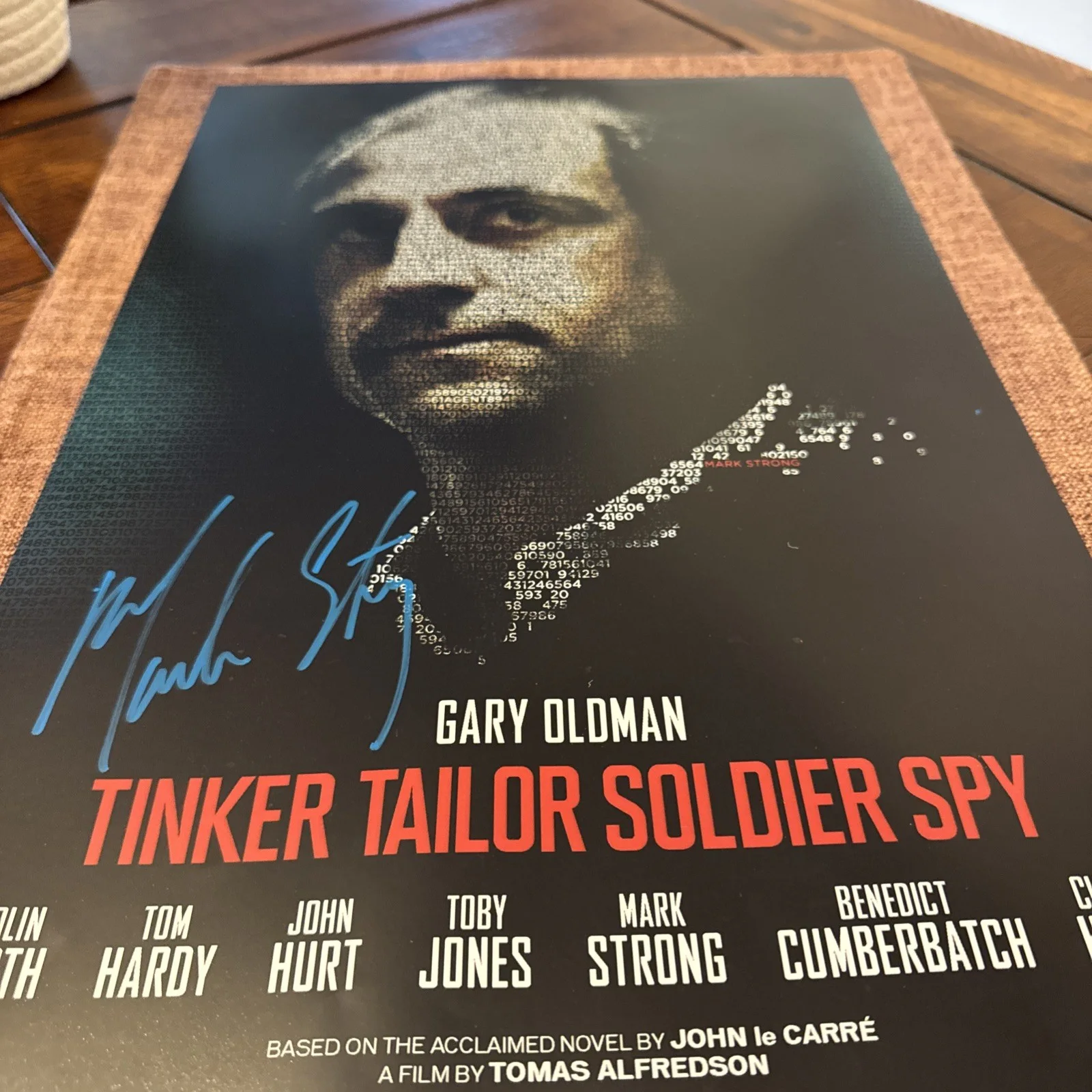 Mark Strong — MARK STRONG 11x17 Signed Autograph "Tinker Tailor Soldier Spy" Authentic w/COA, image 4
