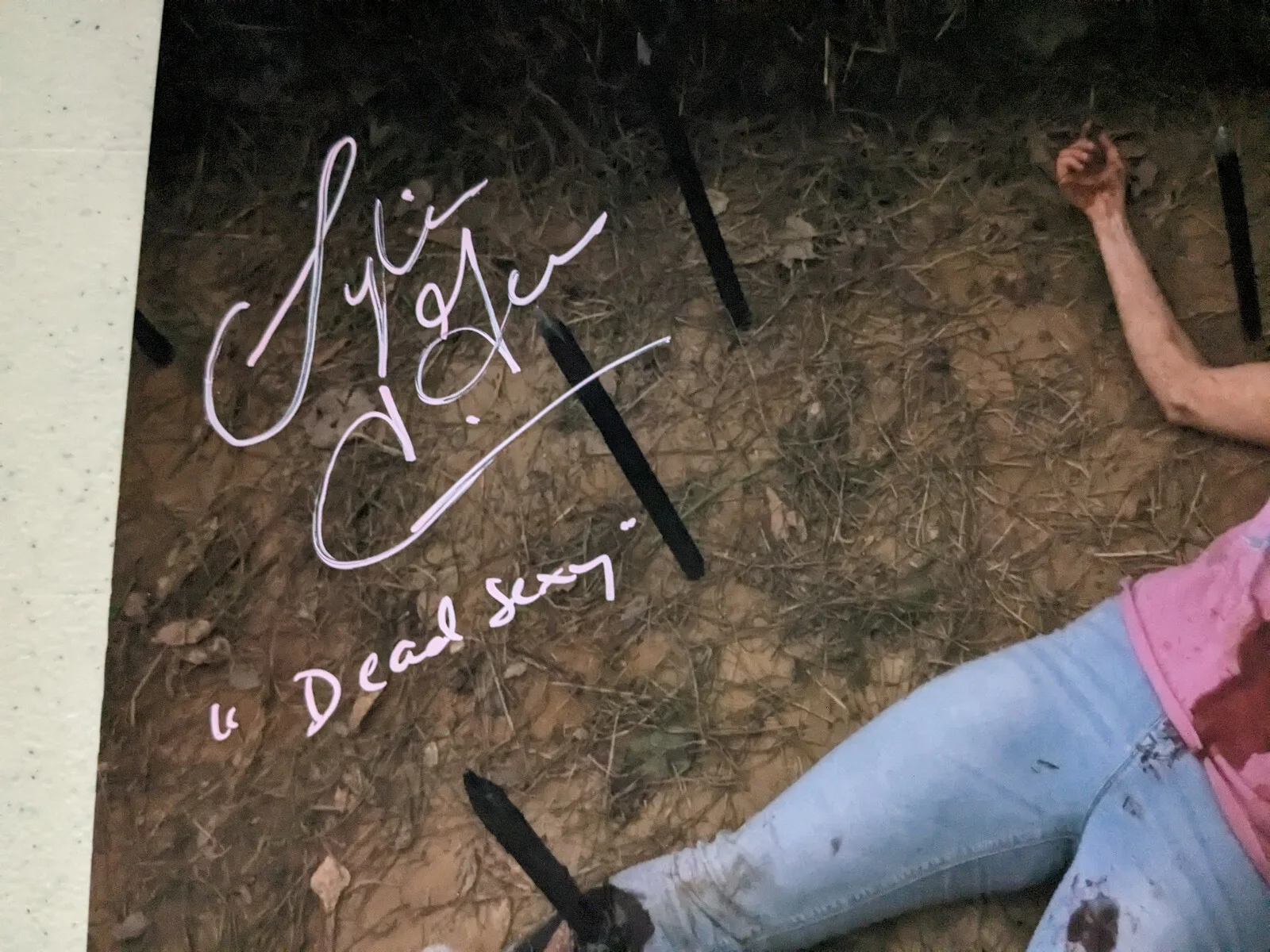 Silvia Grace Crim Signed The Hunt 8x10 PHOTO JSA COA B, изображение 2