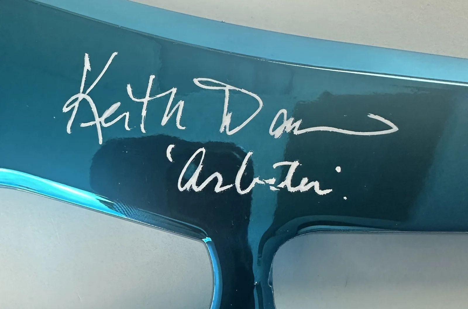 Keith David — Keith David Signed Chrome Energy Sword Arbiter Halo Licensed Autograph BAS 735, изображение 2