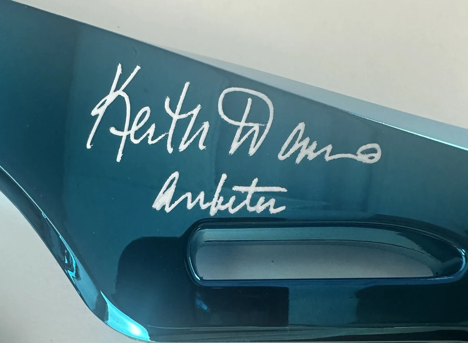 Keith David — Keith David Signed Chrome Energy Sword Arbiter Halo Licensed Autograph BAS 734, image 2