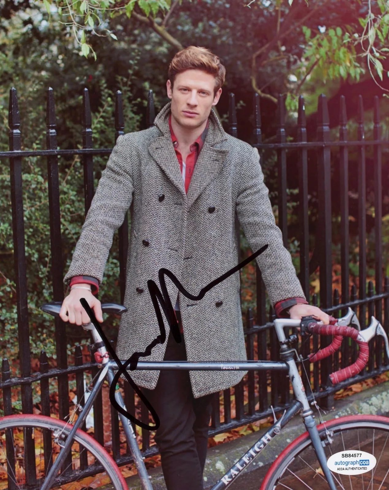 JAMES NORTON — James Norton signed 8x10 Photo e AUTOGRAPHED Sexy McMAFIA Happy Valley ACOA COA, image 3