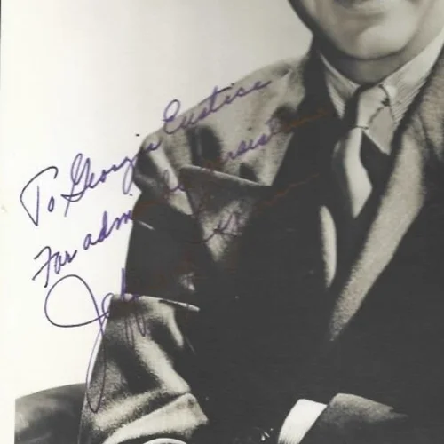 original Hand signed 8 x 10 photo of Jeffrey Lynn, изображение 2