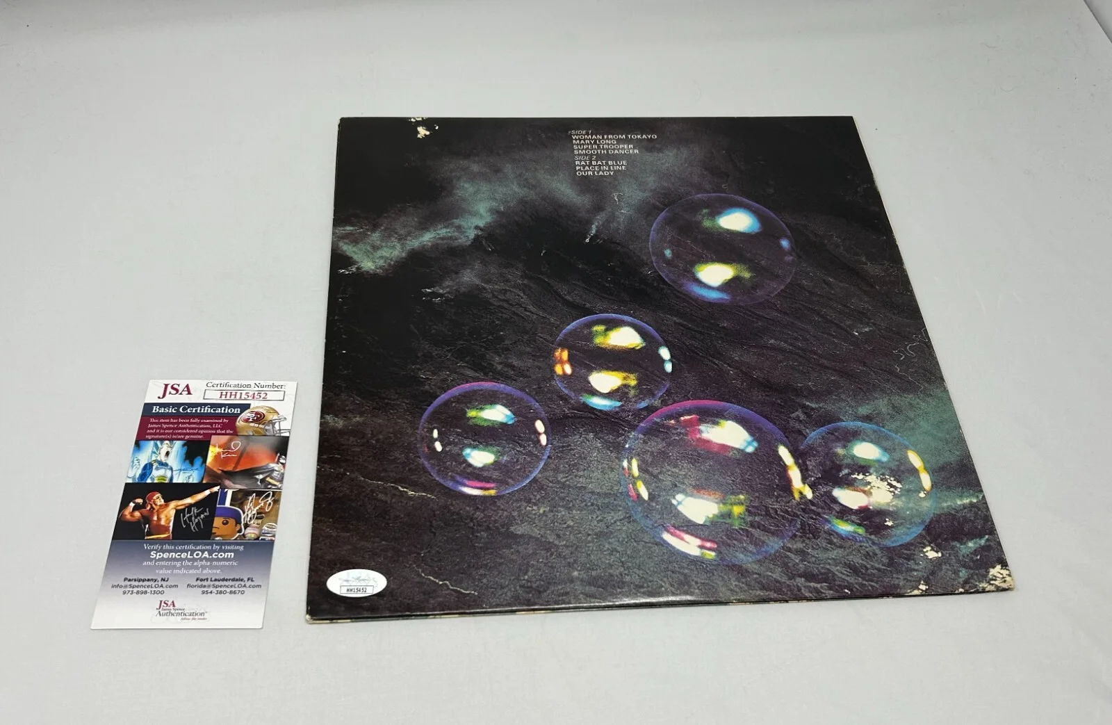 Deep Purple signed Who Do We Think We Are Album JSA COA (Ian Paice & Glover), image 2
