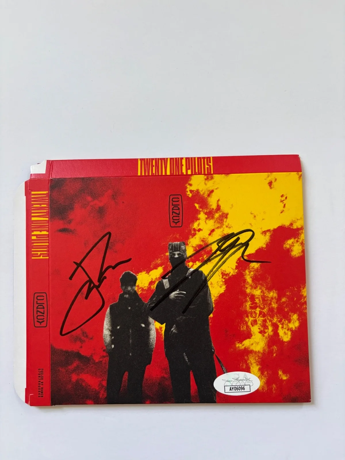 TWENTY ONE PILOTS 21 SIGNED CLANCY CD COVER JOSH DUN TYLER JOSEPH BLURRYFACE JSA, изображение 2