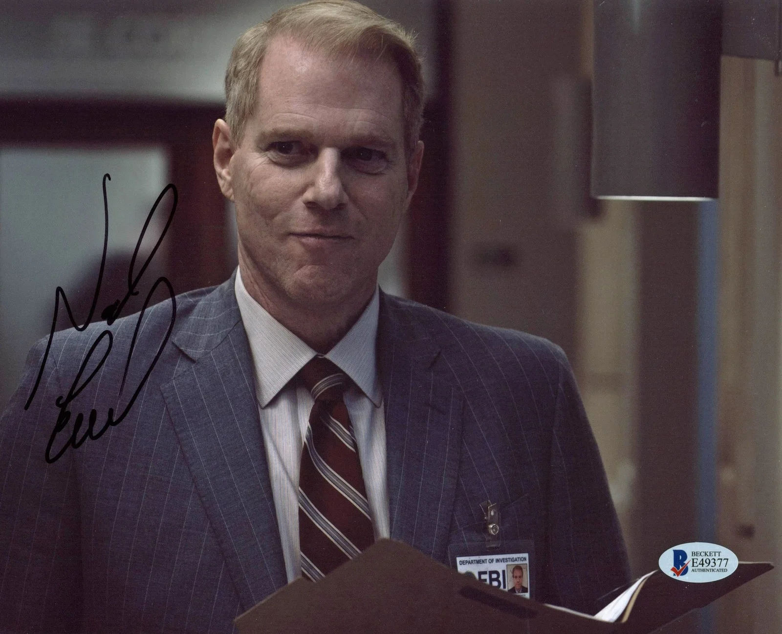 Noah Emmerich — Noah Emmerich The Americans Authentic Signed 8x10 Photo Autographed BAS #E49377