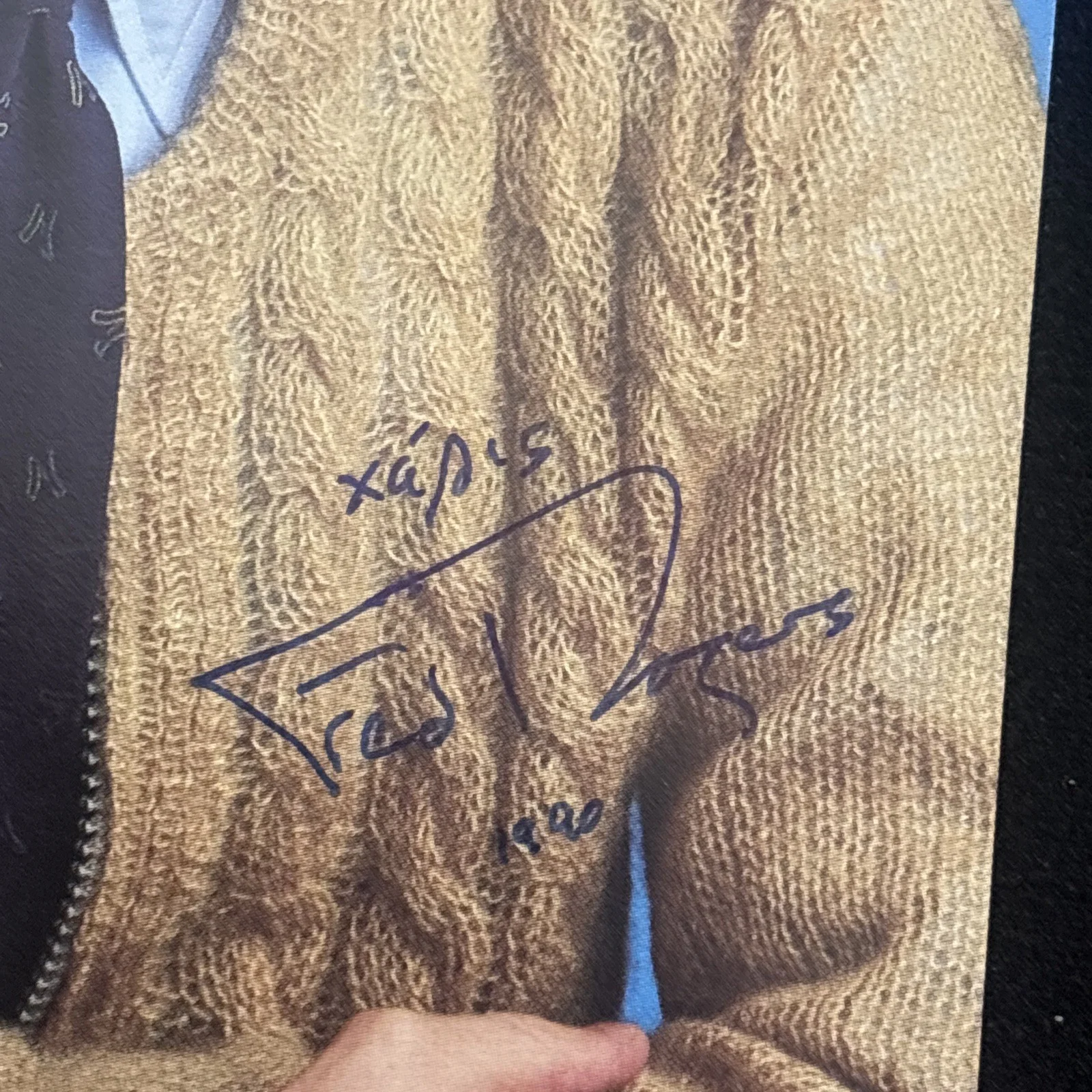 Fred Rogers A.K.A. Mr. Rogers Signed Photo PBS Neighborhood JSA Authentication, изображение 2