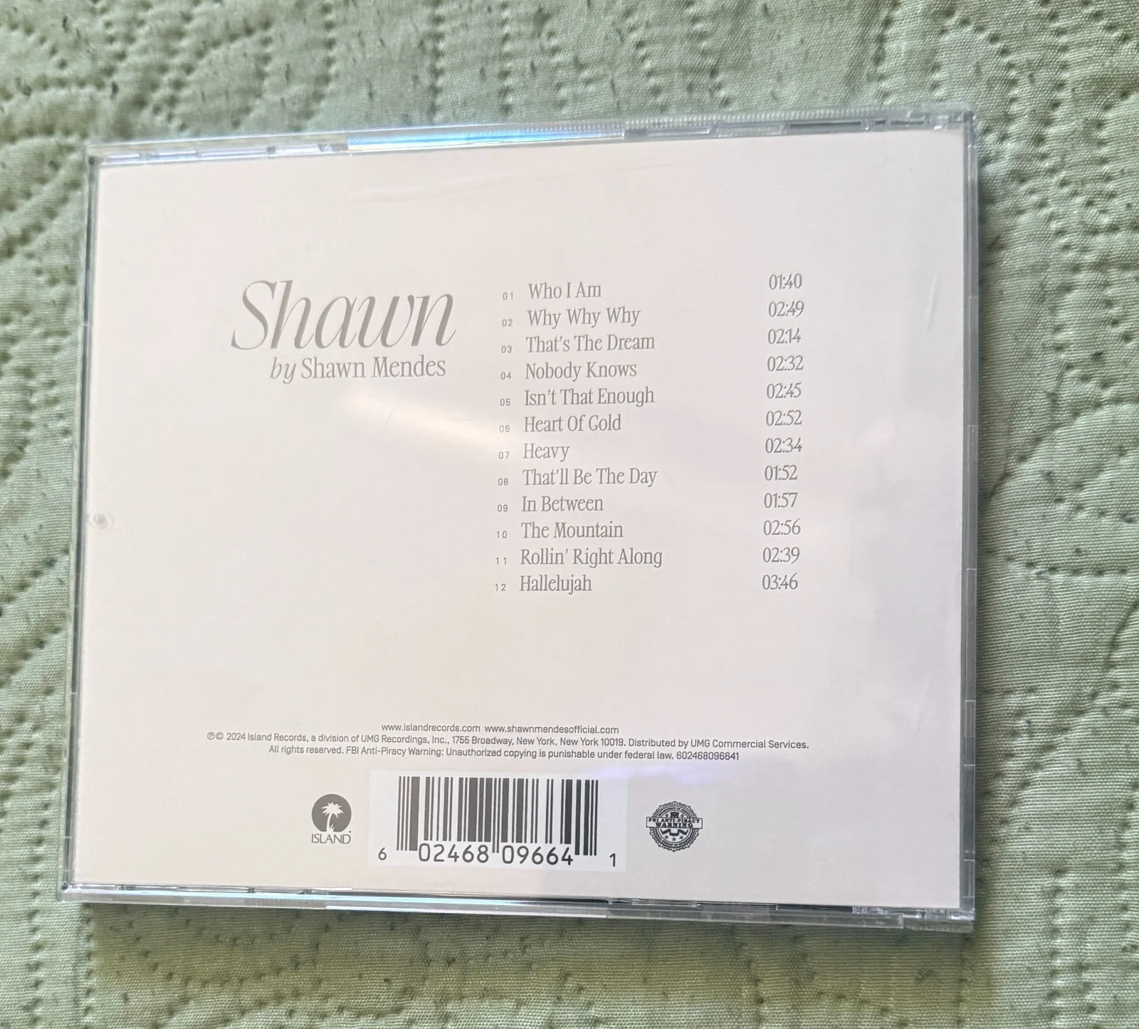 Shawn mendes signed cd, image 4