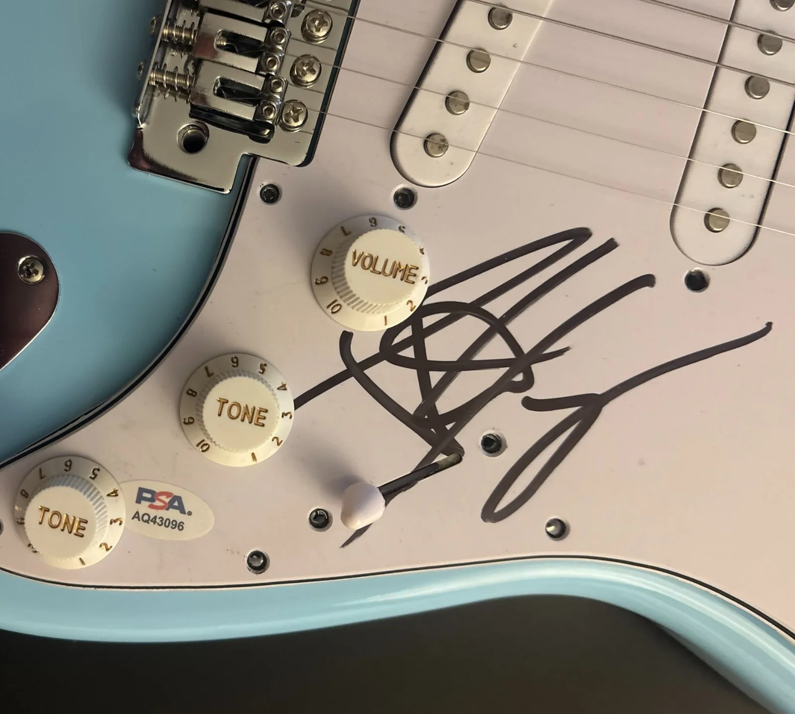 PSA Aerosmith Band Rock Star * STEVEN TYLER * Signed Electric Guitar COA, image 3