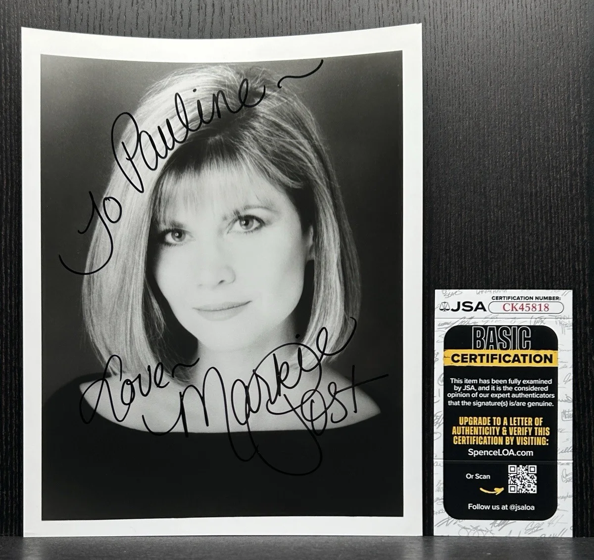 Markie Post — MARKIE POST SIGNED 8x10 PHOTO Original Autograph JSA COA NIGHT COURT / FALL GUY, image 2
