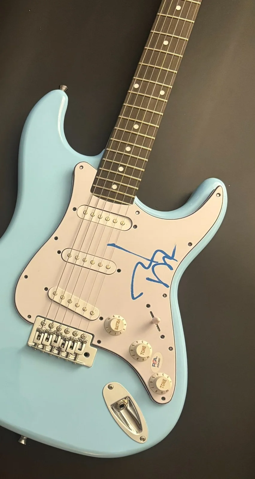PSA Hollywood Vampires Star * JOHNNY DEPP * Signed Electric Guitar COA, image 3