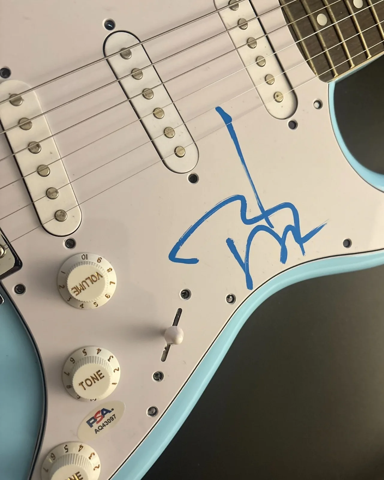 PSA Hollywood Vampires Star * JOHNNY DEPP * Signed Electric Guitar COA, image 5