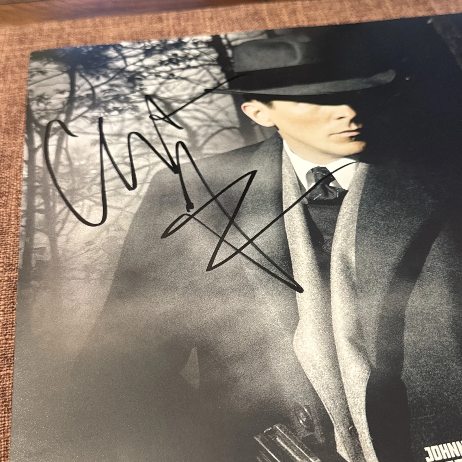 Christian Bale — Christian Bale "Public Enemies" Authentic Autographed Signed 11x17 Print w/COA, image 4