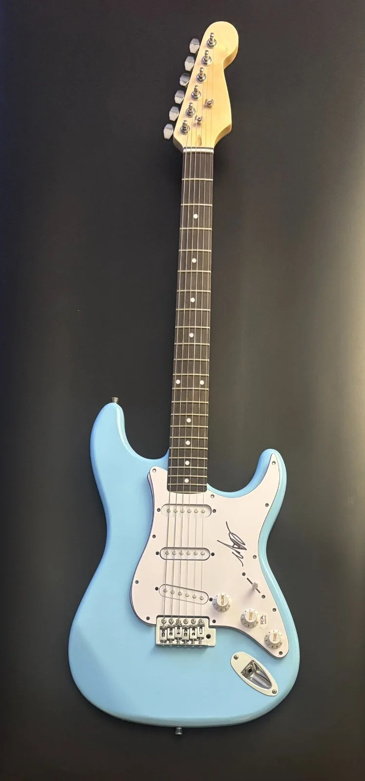 PSA Blink-182 Band Bassist * MARK HOPPUS * Signed Electric Guitar COA, image 3
