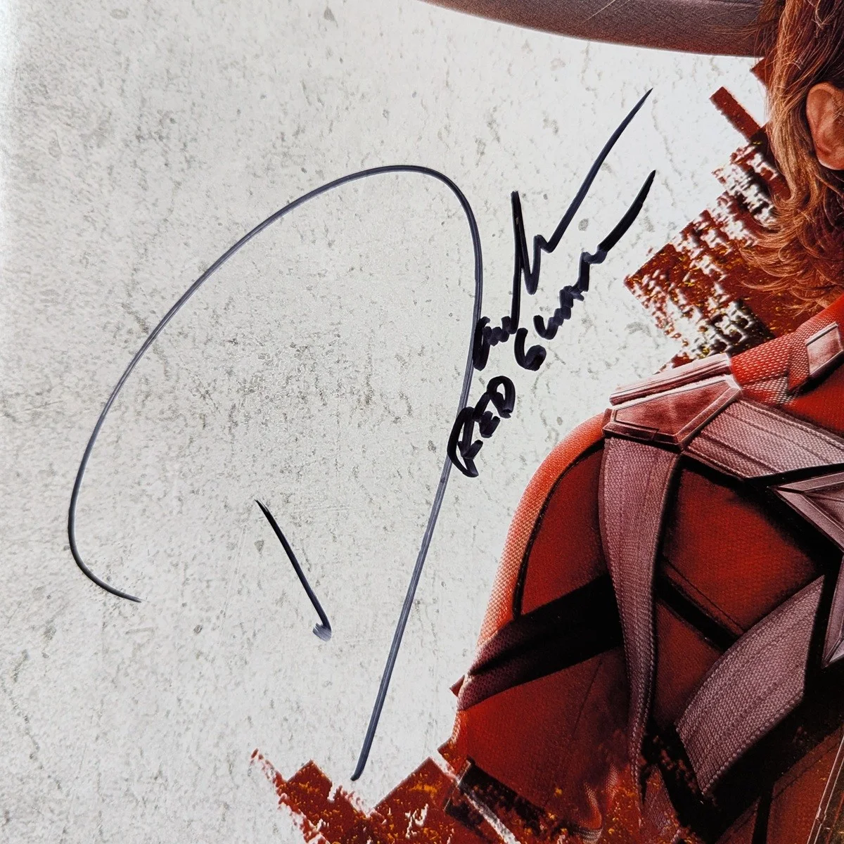 David Harbour — David Harbour Signed Black Widow 27x40 Poster w/ "Red Guardian", image 2