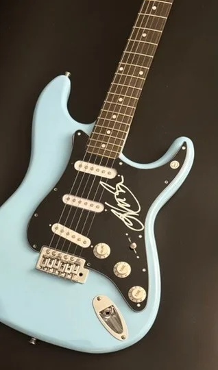 GFA Poison & Kingdom Come * BLUES SARACENO * Signed Electric Guitar COA, image 3