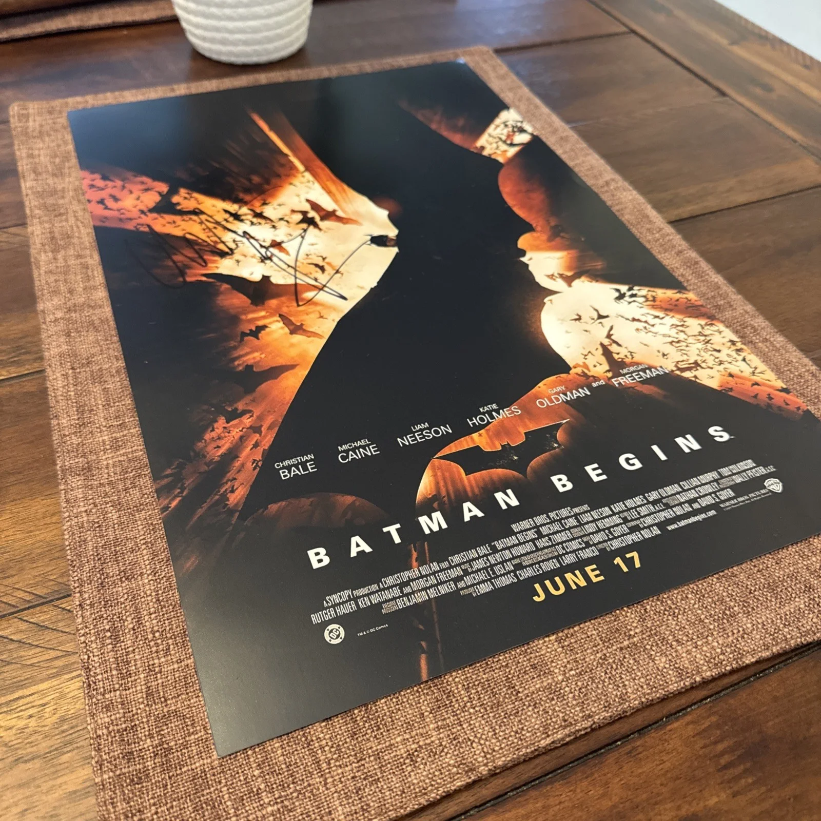 Christian Bale — CHRISTIAN BALE SIGNED 11x17 BATMAN AUTOGRAPHED PHOTO ~THE DARK KNIGHT w/COA, изображение 2