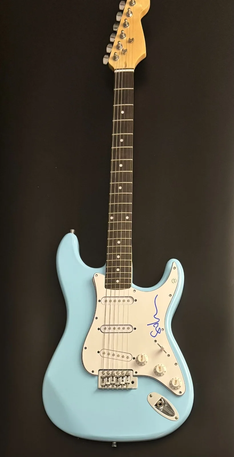 GFA Joe Satriani's Bassist * STU HAMM * Signed Electric Guitar PROOF COA, image 4