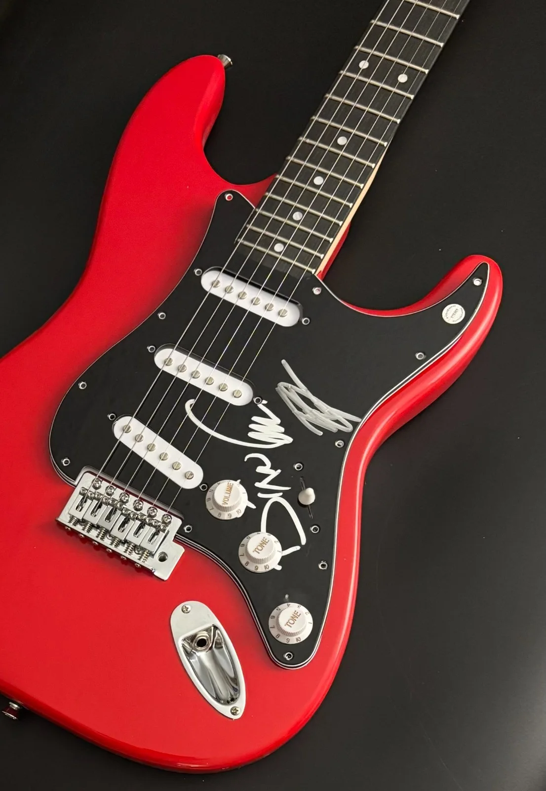 GFA Dino Cazares & Tony Campus * FEAR FACTORY * Signed Electric Guitar PROOF COA, изображение 4