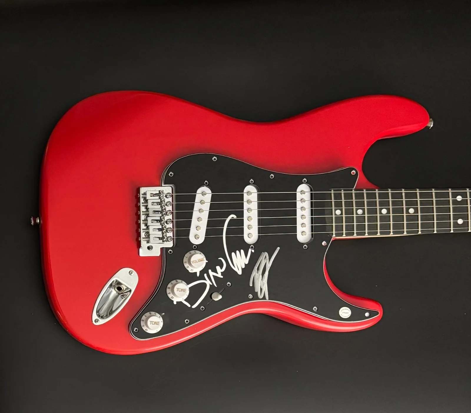 GFA Dino Cazares & Tony Campus * FEAR FACTORY * Signed Electric Guitar PROOF COA, изображение 5