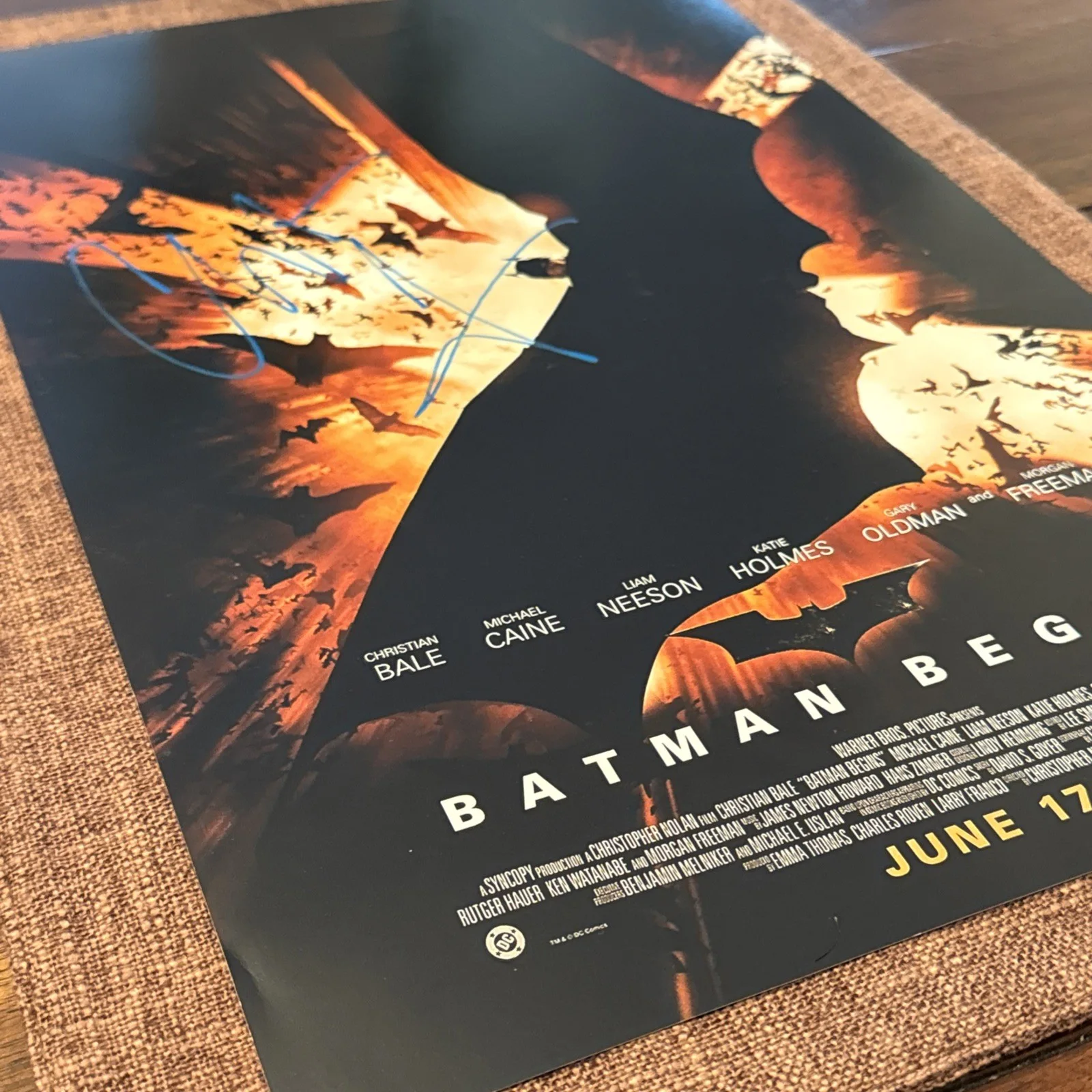 Christian Bale — CHRISTIAN BALE SIGNED 11x17 BATMAN AUTOGRAPHED PHOTO ~THE DARK KNIGHT w/COA, изображение 2