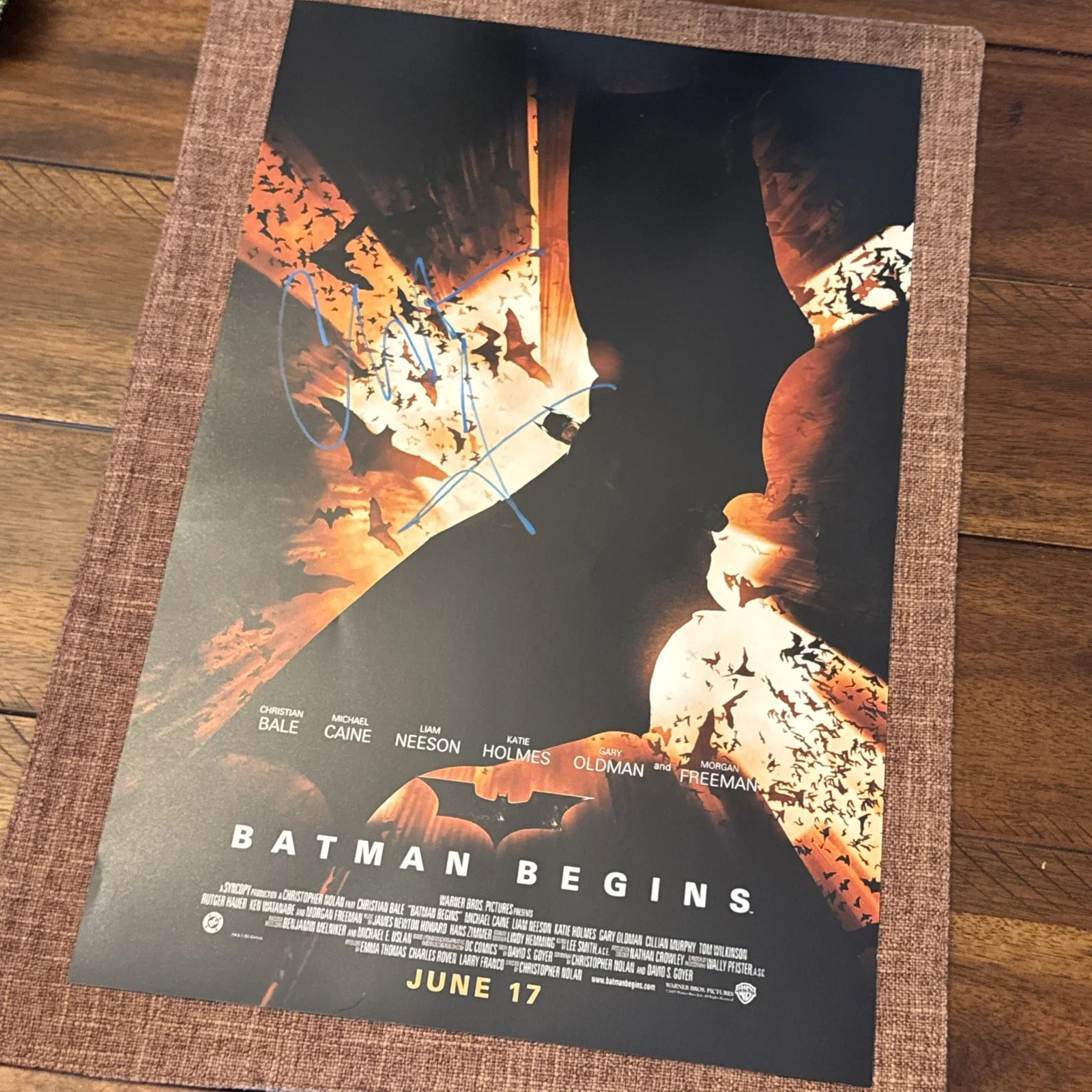 Christian Bale — CHRISTIAN BALE SIGNED 11x17 BATMAN AUTOGRAPHED PHOTO ~THE DARK KNIGHT w/COA, изображение 3