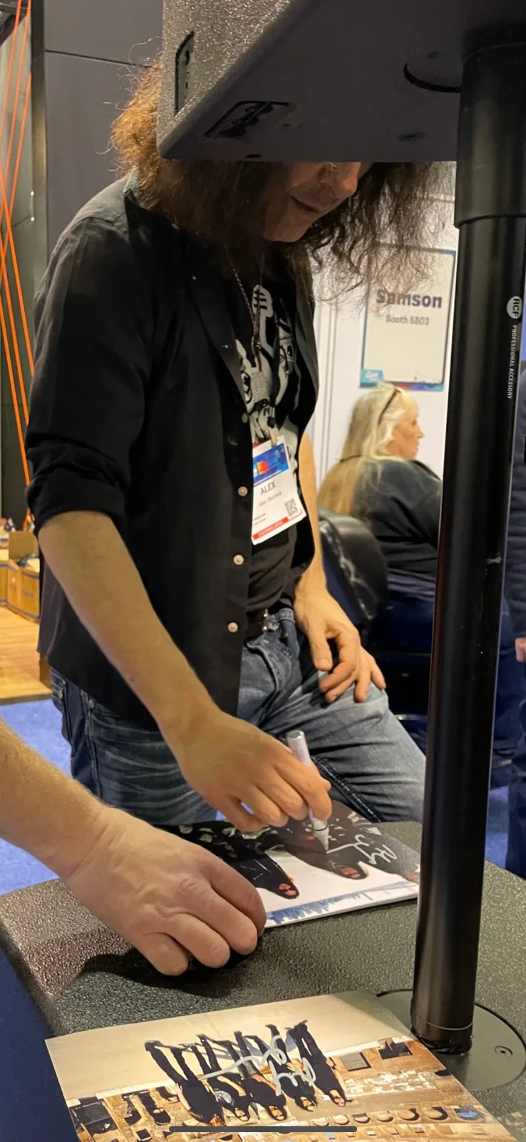 GFA Testament Rock Band * ALEX SKOLNICK * Signed Electric Guitar PROOF COA, image 2