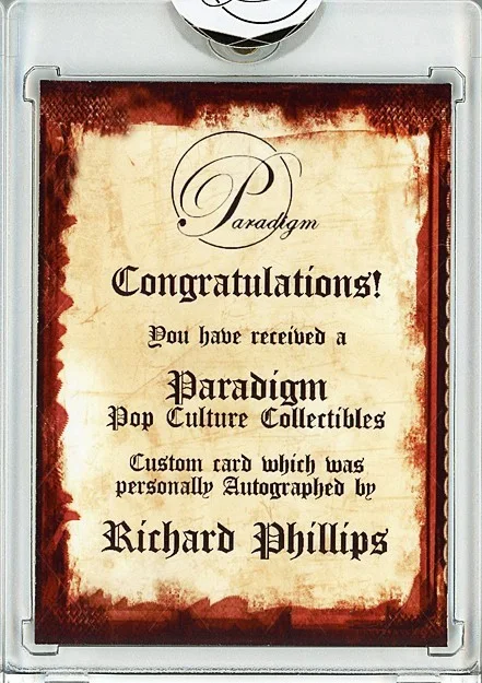 Richard Phillips — -CAPTAIN PHILLIPS- RICHARD PHILLIPS Signed/Autograph/Auto Certified Movie Card, image 2