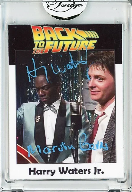 Harry Waters Jr — -BACK TO THE FUTURE- HARRY WATERS JR Signed/Autograph/Auto Certified Movie Card
