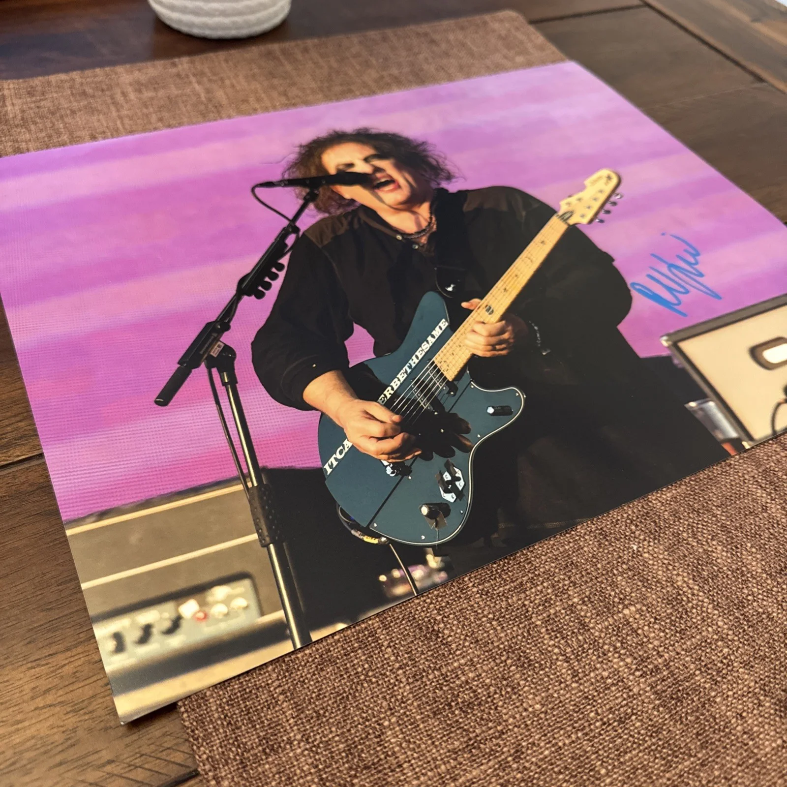 Robert Smith The Cure Rock Music Signed Autographed 11x14 Photo w/COA Hologram !, изображение 2
