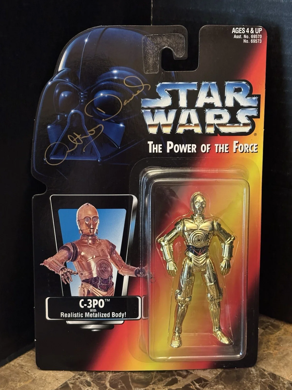 Anthony Daniels — ANTHONY DANIELS Signed/Autographed C-3PO STAR WARS POTF Figure C3PO Beauty!!, изображение 2