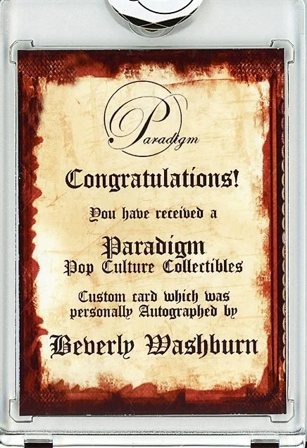 Beverly Washburn — 1951 -SUPERMAN & THE MOLE MEN- Signed/Autograph/Auto Certified Sci-Fi Movie Card, image 2