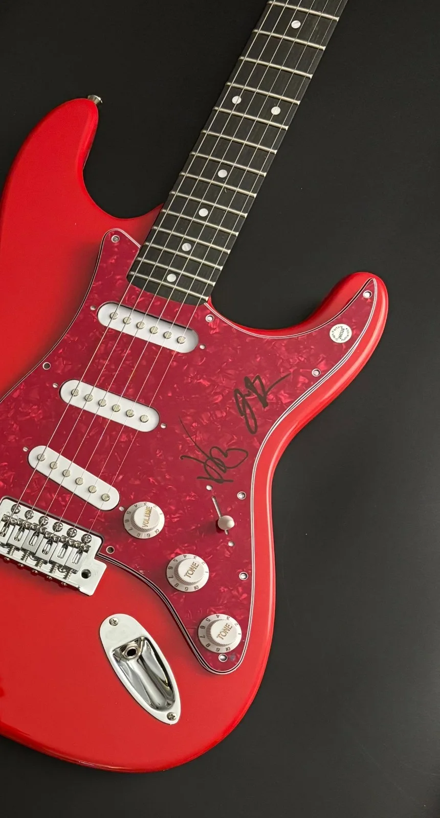 GFA Kenneth & Joey Duo * THE MILK CARTON KIDS * Signed Electric Guitar COA, изображение 4