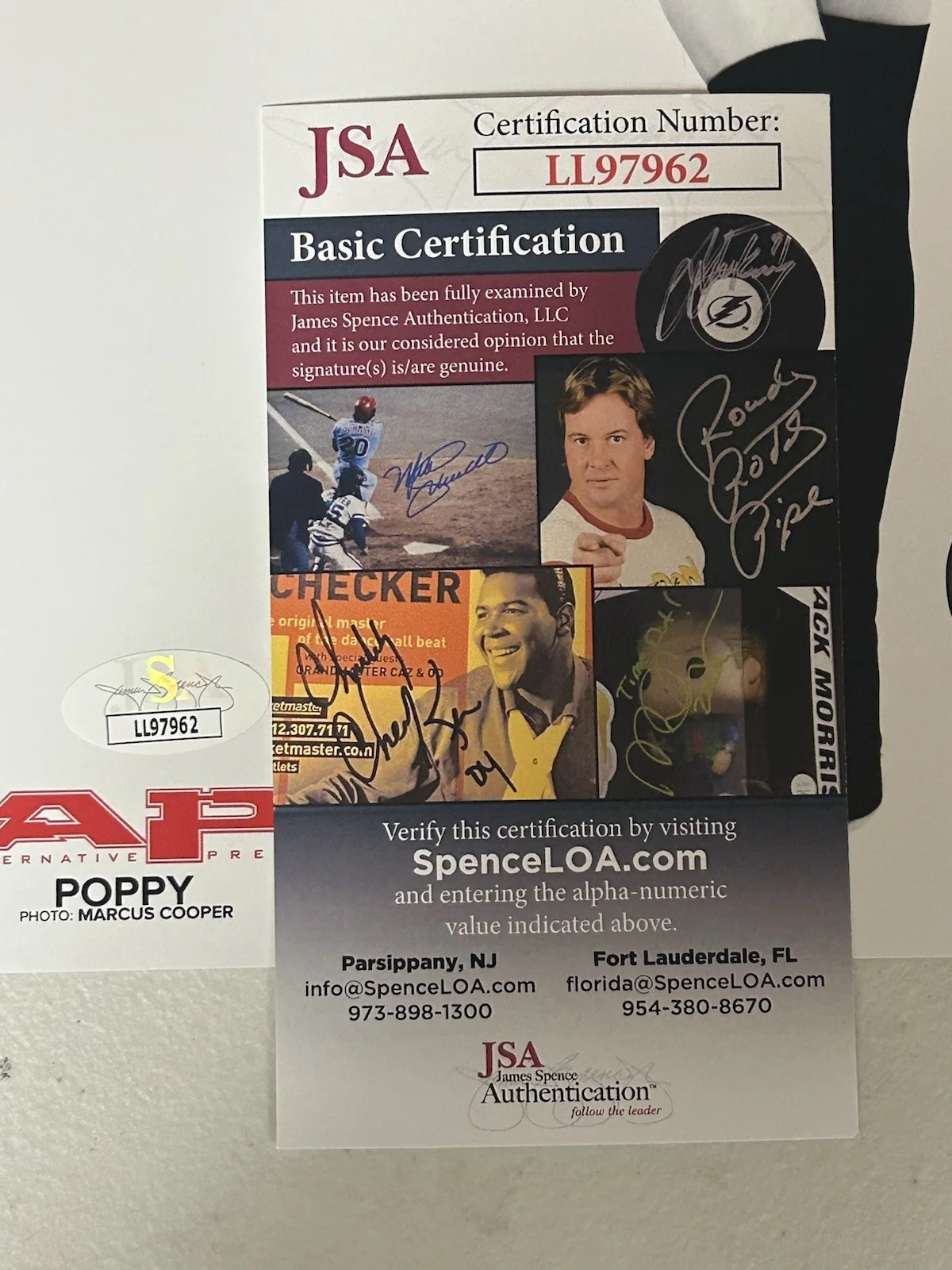 POPPY MORIAH PEREIRA AUTOGRAPHED SIGNED 8X10 PROMO PHOTO WITH JSA COA # LL97962, изображение 2