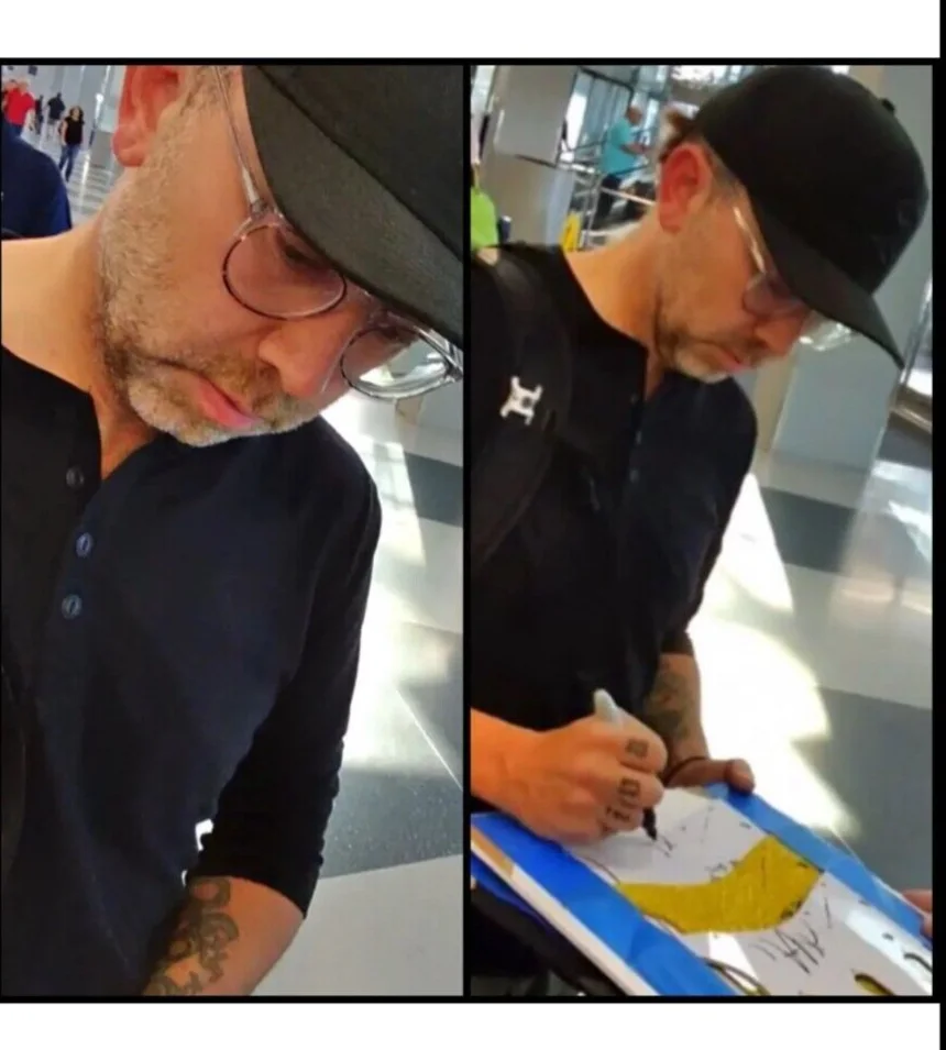 GFA Tim McIlrath x4 Band * RISE AGAINST * Signed Electric Guitar PROOF COA, image 3