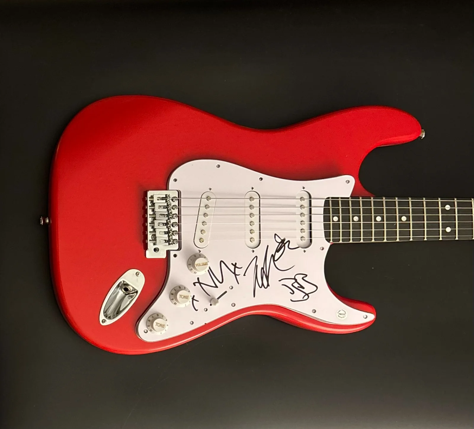 GFA Tim McIlrath x4 Band * RISE AGAINST * Signed Electric Guitar PROOF COA, image 5